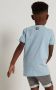 TerStal Jongens tweetoon t-shirt met rits blauw in maat - Thumbnail 3