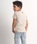 TerStal Jongens uni t-shirt tekstopdruk beige in maat - Thumbnail 3