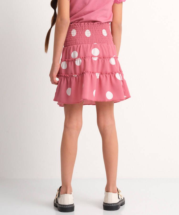 terStal Meisjes gesmockte rok roze in maat
