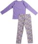 TerStal Meisjes pyjama set paars in maat - Thumbnail 2
