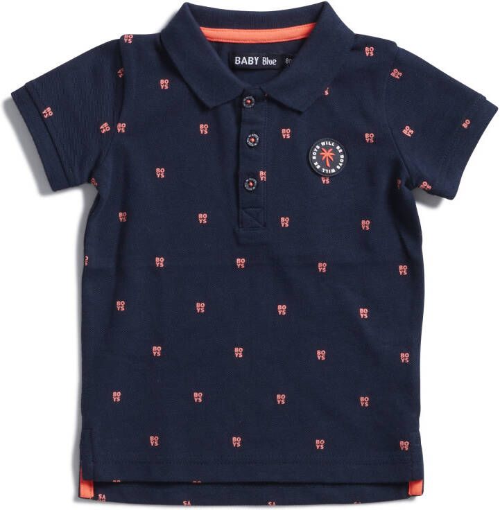 TerStal Baby pique polo blauw in maat