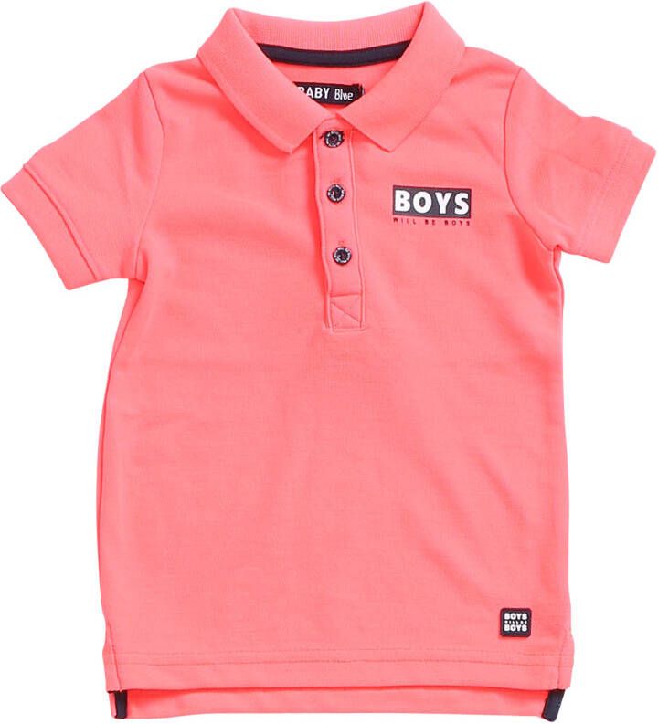 TerStal Baby polo met opdruk koraal in maat