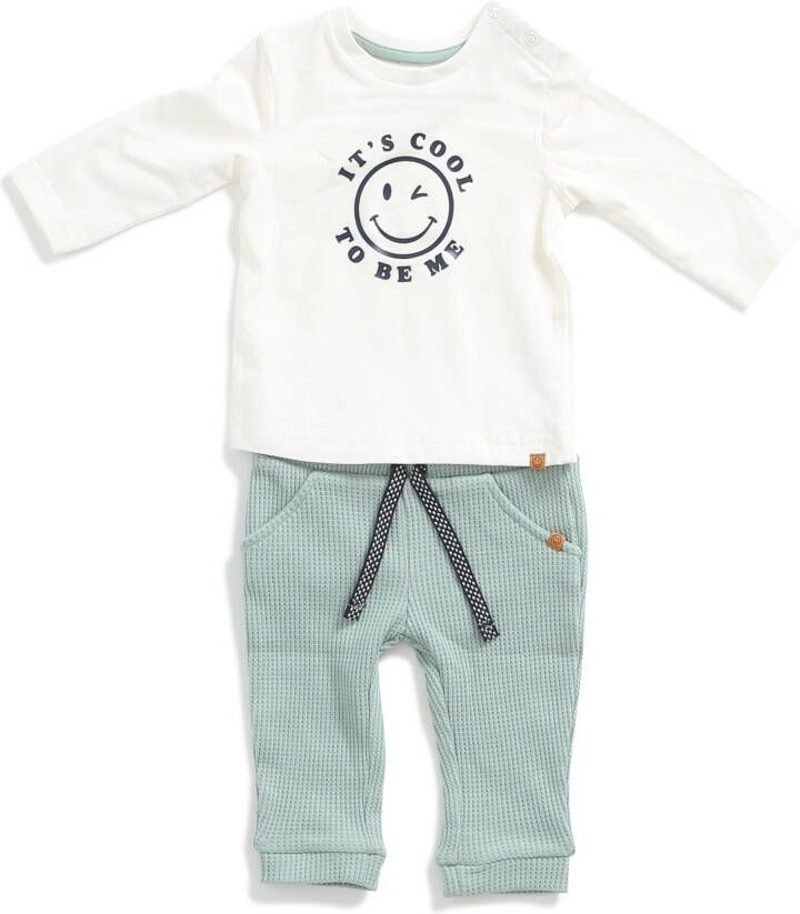 TerStal Baby set: top met broek groen in maat