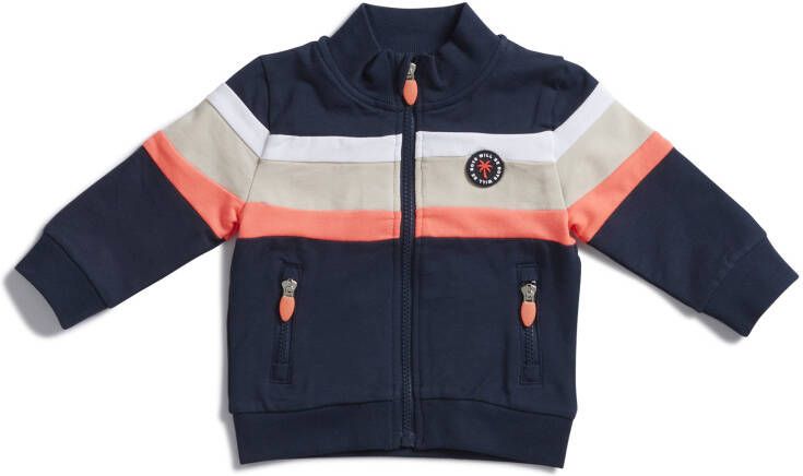 TerStal Baby vestje met streepdessin blauw in maat