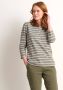 TerStal Dames basic top gestreept groen in maat - Thumbnail 1