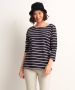 TerStal Dames basic top gestreept zwart in maat - Thumbnail 1
