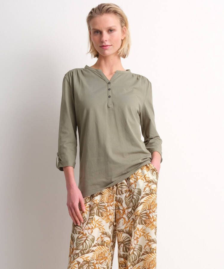 TerStal Dames basic top uni groen in maat