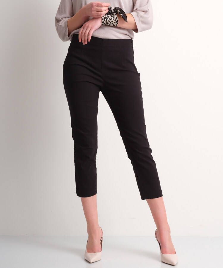 TerStal Dames bengaline pantalon zwart in maat