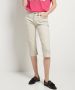 TerStal Dames capri broek twill stretch beige in maat - Thumbnail 1