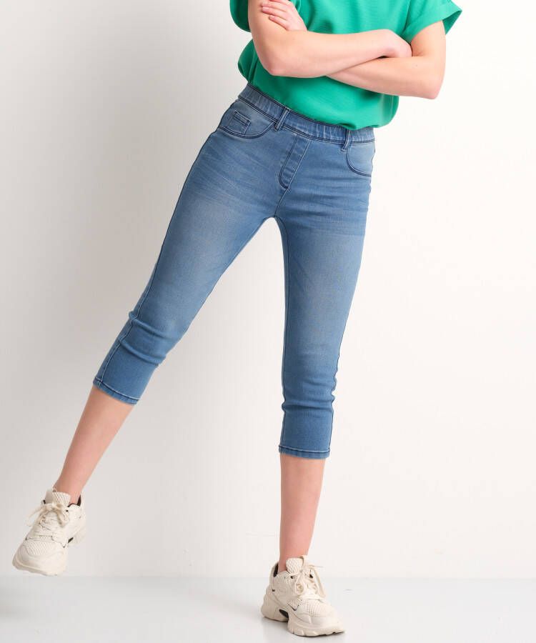 TerStal Dames capri tregging stretch (mid) blauw in maat