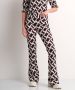 TerStal Dames flared broek scuba zwart in maat - Thumbnail 1