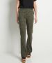 TerStal Dames flared fit broek stippenprint groen in maat - Thumbnail 1