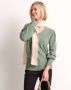 TerStal Dames jacquard nopjes trui groen in maat - Thumbnail 1