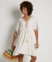 TerStal Dames korte ibizalook jurk beige in maat - Thumbnail 1