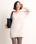 TerStal Dames lange fluffy trui off-white in maat - Thumbnail 1