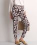 TerStal Dames pantalon abstracte print zwart in maat - Thumbnail 1
