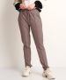 TerStal Dames pantalon met zigzagprint beige in maat - Thumbnail 1