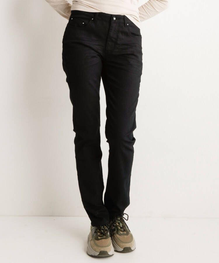 TerStal Dames regular fit broek twill stretch zwart in maat