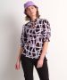TerStal Dames t-shirt pofmouw roze in maat - Thumbnail 1