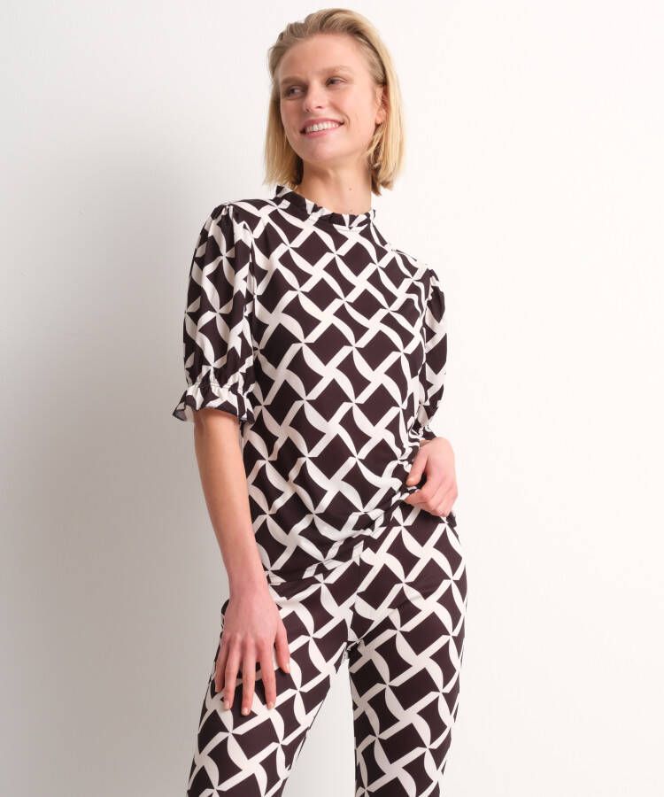 TerStal Dames t-shirt travellook zwart in maat