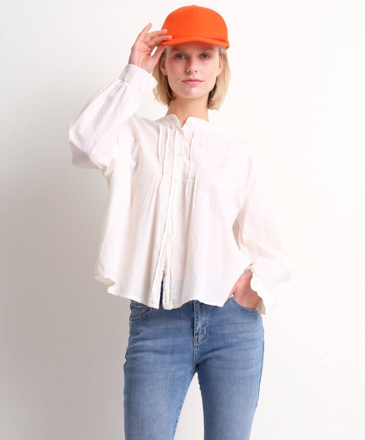 TerStal Dames top gestepte schouderstukken beige in maat