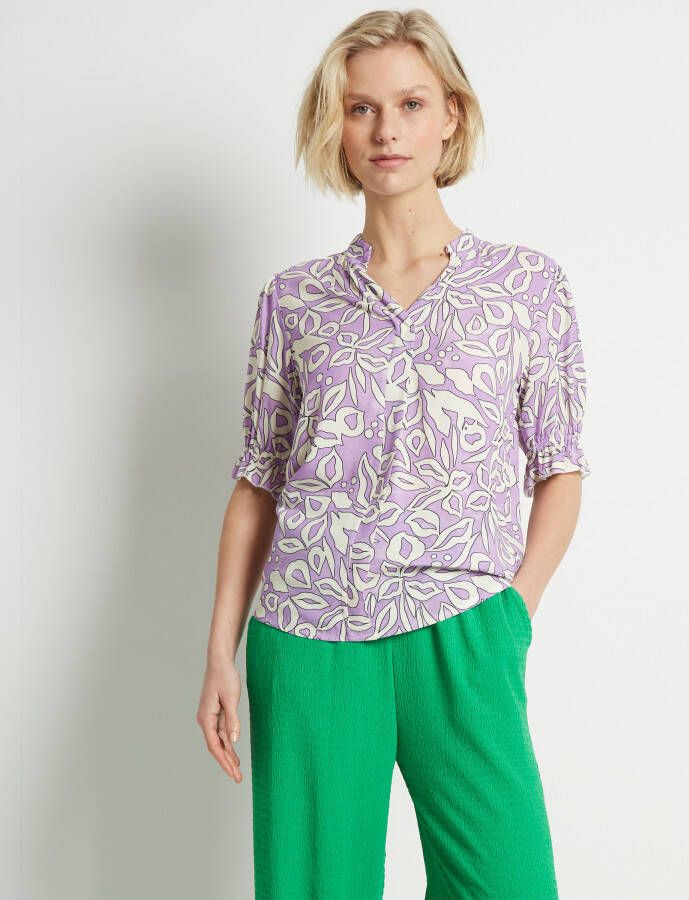 TerStal Dames top met bloemenprint roze in maat