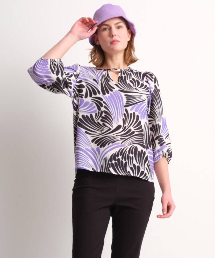 TerStal Dames top met driekwart mouw roze in maat