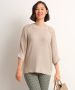 TerStal Dames trui met ajourmouw beige in maat - Thumbnail 1