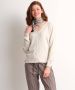 TerStal Dames trui met kabelstreep beige in maat - Thumbnail 1