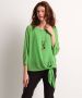 TerStal Dames uni knooptop met ketting groen in maat - Thumbnail 1
