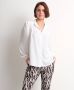 TerStal Dames uni off-white blouse wit in maat - Thumbnail 1