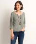 TerStal Dames viscose trui vleermuismouw groen in maat - Thumbnail 1