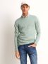 TerStal Heren basic uni trui mint groen in maat - Thumbnail 1