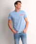 TerStal Heren jersey t-shirt met print blauw in maat - Thumbnail 1