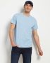 TerStal Heren jersey t-shirt stippenprint blauw in maat - Thumbnail 1