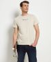 TerStal Heren jersey t-shirt tekstopdruk beige in maat - Thumbnail 1