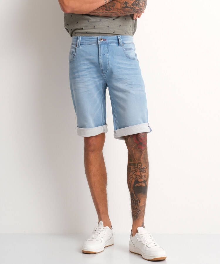 TerStal Heren jogg jeans bermuda blauw in maat