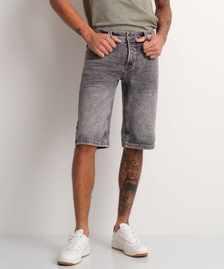TerStal Heren jogg jeans bermuda grijs in maat