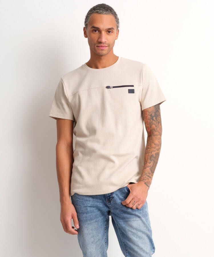 TerStal Heren pique t shirt wafelpatroon mint in maat
