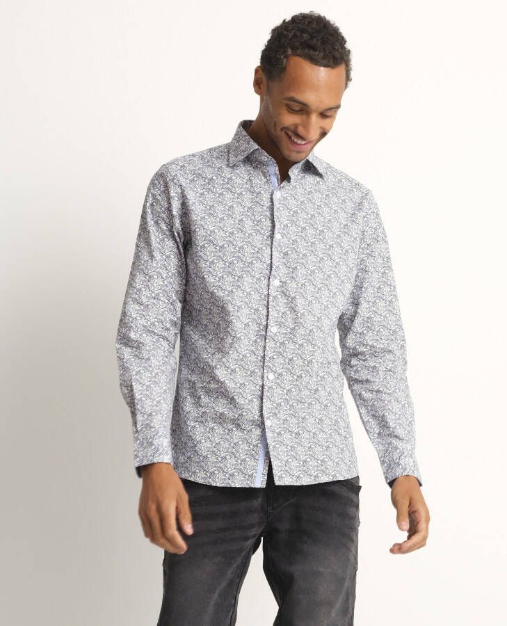 TerStal Heren Slim fit overhemd wit in maat