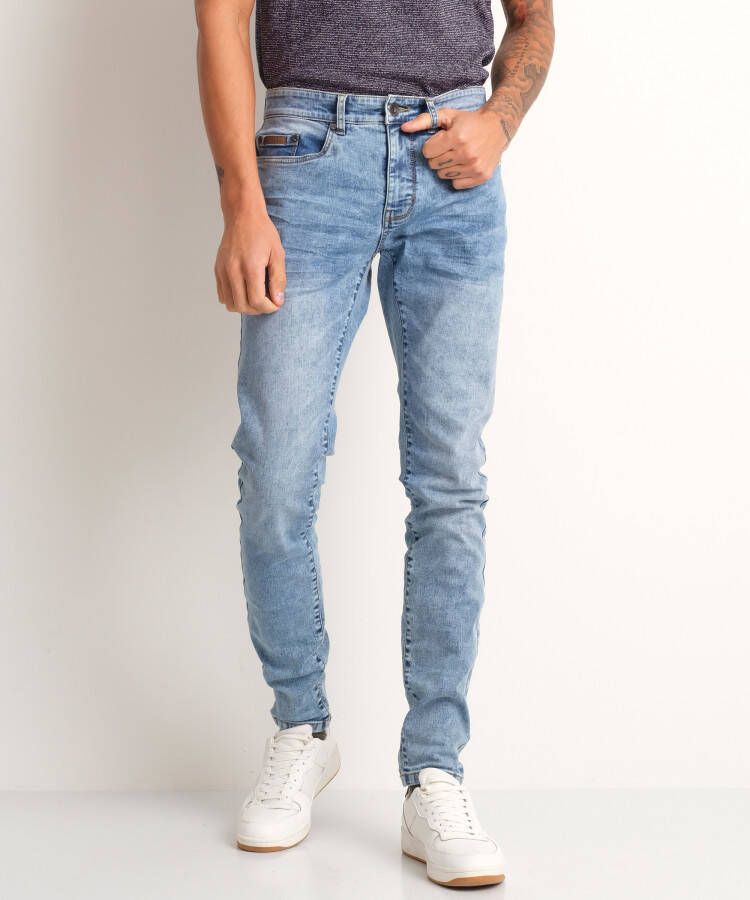 TerStal Heren slim fit stretch jeans (licht) blauw in maat