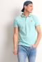 TerStal Heren sportieve pique polo uni mint in maat - Thumbnail 1