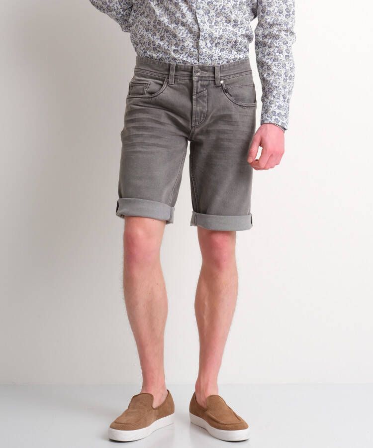 TerStal Heren stretch jeans bermuda grijs in maat