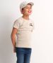 TerStal Jongens fancy pique t-shirt beige in maat - Thumbnail 1