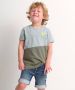 TerStal Jongens t-shirt diagonaal design mint in maat - Thumbnail 1