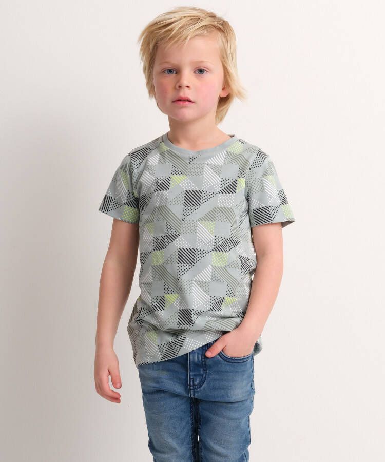 TerStal Jongens t-shirt met multiprint mint in maat