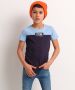 TerStal Jongens tweekleurig t-shirt blauw in maat - Thumbnail 1