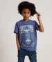 TerStal Jongens tweetoon t-shirt opdruk blauw in maat - Thumbnail 1