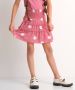 TerStal Meisjes gesmockte rok roze in maat - Thumbnail 1