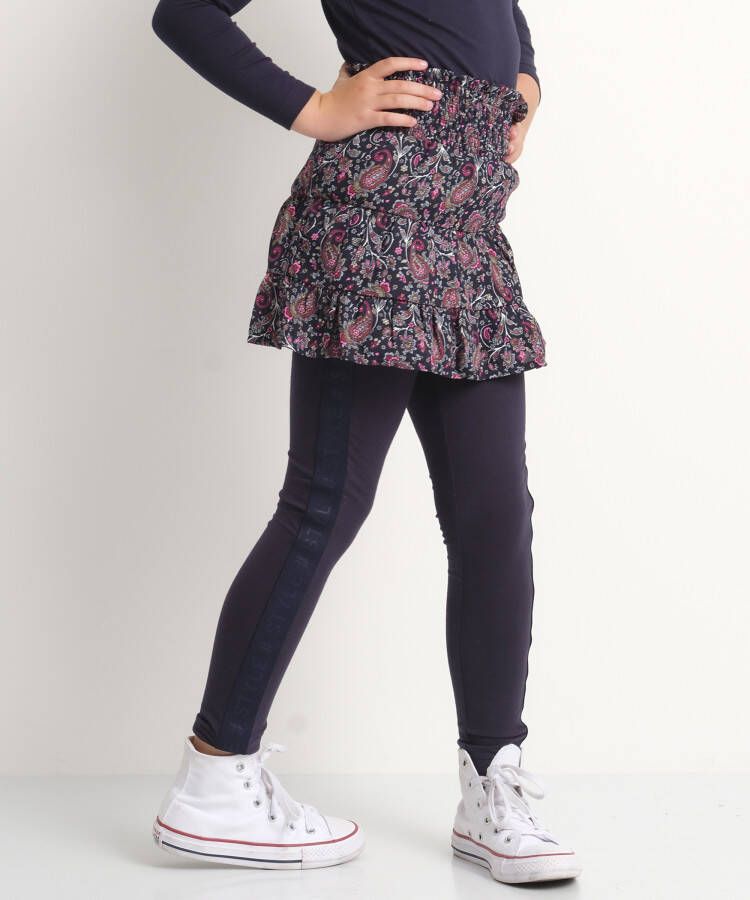 TerStal Meisjes Rok met all-over paisleyprint blauw in maat
